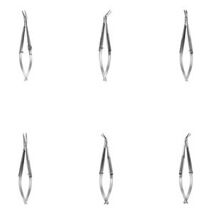 Tijeras Corneales Barraquer Anguladas Lateralmente con Tope y Bloqueo de 11 cm, Troutman-Barraquer Anguladas Lateralmente de 10 cm - Product Image 1