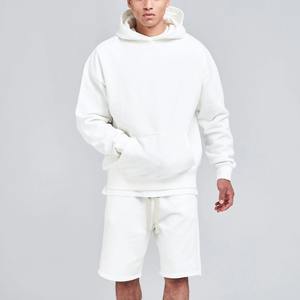 Conjunto de pantalones cortos con capucha informales de verano para hombre de fabricante OEM ropa de moda elegante tela transpirable ligera para atuendo diario - Product Image 6