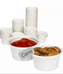 Bagasse de canne à sucre compostable biodégradable durable de 100ml tasse à tremper de 1 oz contenant de sauce jetable écologique approvisionnement en gros - Product Image 4