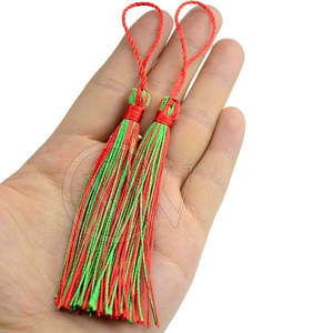 Nuevos flecos de borlas de algodón y seda para uniformes y decoraciones de graduación, suministros para hacer borlas con flecos de lingotes - Product Image 3