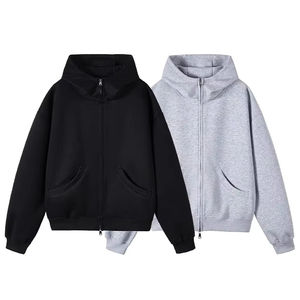 Ropa Deportiva, Sudadera con Capucha Extra Grande de Alta Calidad, Personalizada, Sudadera con Capucha de Entrenamiento, Sudadera con Cremallera de Algodón, Sudadera con Capucha Lisa para Hombre - Product Image 1