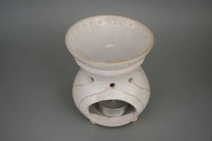 Incensario de aromaterapia de cerámica: difusor de aceite esencial y calentador de velas - Product Image 3