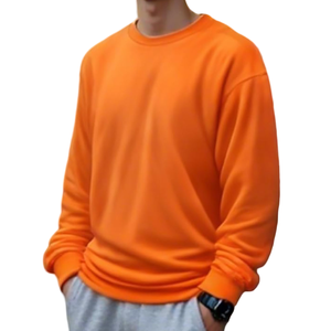 Sudadera informal para hombre con diseño único para marcas de ropa de calle Opciones personalizables disponibles Sudadera básica de mezcla de algodón - Product Image 1