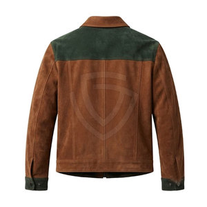 Premium Quality <b>Men</b> <b>Suede</b> Leather <b>Jacket</b> With Tailored Fit Soft Touch Surface Classic Design And Long Lasting Comfort - Product Image 2
