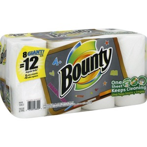 Acheter des serviettes en papier Bounty serviettes en papier blanches pleine feuille, Double rouleaux en gros Pack de 24 pas cher en gros - Product Image 5