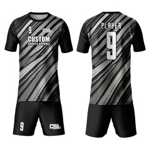 Impression par transfert de chaleur de qualité supérieure uniforme de football de dimensionnement personnalisé nouvelle conception impression DTF uniforme de football en tissu personnalisé - Product Image 1