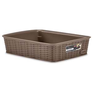 Cesta ELEGANCE de Stefanplast en Gris Paloma (25x19x6cm) Solución de Almacenamiento con Diseño Elegante-30931 - Product Image 1