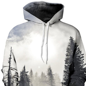 Sudaderas con Capucha Ligeras de Algodón 100% Unisex con Estampado de Invierno por Sublimación y Diseño Personalizado - Venta Directa de Fábrica - Product Image 4