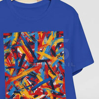T-shirt pour homme imprimé DTF, finition lisse avec impression graphique résistante à la décoloration et confort décontracté au quotidien