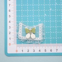 En gros, Appliques en dentelle, Nœuds, Ornements cerise et perles, Patchs décoratifs pour pinces à cheveux DIY, vêtements, sacs et accessoires de loisirs créatifs