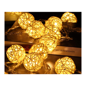 Meilleur prix pour boule de rotin boule de rotin tissée décorative en osier-boule de rotin pour la décoration du nouvel an à la maison - Product Image 2