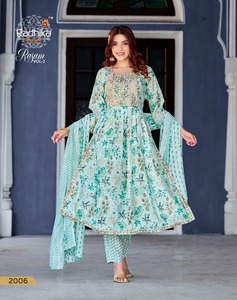 Pantalones con estampado de sanderi puro, pantalón de trabajo bordado, con fabricación Dupatta de Surat, India, novedad - Product Image 3