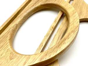 Nolvo World 24.5*11.5cm bois sac à main poignée bricolage remplacement bois sac sangle poignée bandoulière pour sac à main - Product Image 5