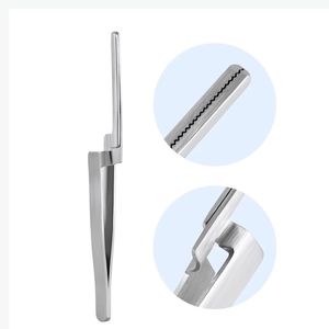 2 uds soporte de papel de articulación Dental fórceps soporte de papel de oclusión recto y curvo juego dental instrumentos quirúrgicos CE - Product Image 4