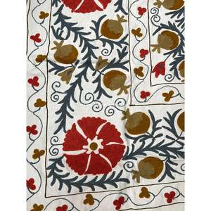 Sábana de cama de algodón con diseño bordado, cubrecama de doble tamaño, hecha a mano, colgada en la pared, India, venta al por mayor - Product Image 3