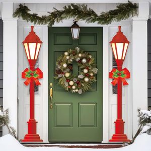 2 Pcs 6' de hauteur Décorations murales en carton en forme de <span class=keywords><strong>lampadaire</strong></span> de Noël, accessoires photo pour le carnaval de la Nouvelle-Orléans - Product Image 5