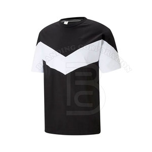 Camiseta de gran tamaño lisa de peso pesado de alta calidad con estampado personalizado en blanco 100 algodón camiseta para hombre Camisetas de alta calidad - Product Image 2