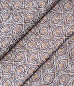 Georgette Embroidery Fabric for Dupatta Embroidered Georgette Heavy Embroidery Fabric - Product Image 2