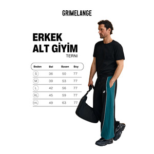 Pantalones Deportivos GRIMELANGE TERNI para Hombre, de Algodón Orgánico, con Paneles en Contraste y Detalles Estampados - Product Image 5