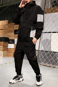 ชุดวอร์มกันหนาวแบบ2ชิ้นสำหรับผู้ชาย,ชุดวอร์มมีซิปชุดวอร์มมีโลโก้แบบเฉพาะ - Product Image 6