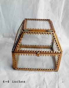 ที่ขายดีที่สุดทองส่วนบุคคลกล่องเครื่องประดับแก้วสำหรับ Gifting - Product Image 6