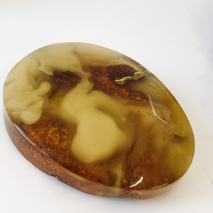 Piedra de Ámbar Báltico Natural, Ámbar Pulido para Joyería con Efecto Niebla - Product Image 3