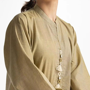 Vestido de fiesta 2025 Vestido de fiesta informal para mujer Color sólido Ecológico y lavable Moda sostenible-Venta al por mayor - Product Image 1