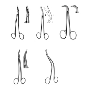 Tijeras de Disección Dean-delicate de 17 cm, Tijeras de Disección Locklin de 16.5 cm, Tijeras Coronarias Favaloro de 10.5 cm, Tijeras Ent-dean de 17 cm - Product Image 1