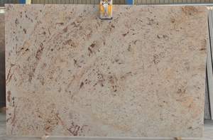 Modern Design Premium Ivory Brown Polished 3cm Thick Granite Stone Slab Durable Surface Big Format - Product Image 4