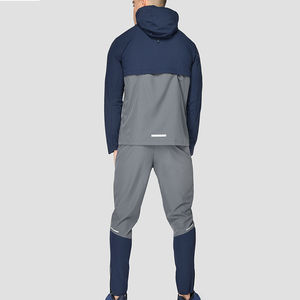 Ensemble de survêtement pour homme, taille plus, léger, respirant, coupe-vent, pantalon de jogging, veste respirante, ensemble coupe-vent deux pièces - Product Image 2