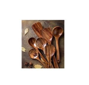 Ensemble de couverts en bois 100% de qualité alimentaire, meilleur ensemble de couverts pour la maison, la cuisine, la table, bois massif, miroir, cadeaux, vente directe d'usine, tendance - Product Image 3