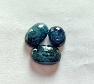 อัญมณีไซยาไนต์แท้ธรรมชาติ 100% รูปไข่ยอดนิยมชั้นยอดสําหรับการใช้เครื่องประดับในราคาไม่แพงขายส่ง OEM - Product Image 4