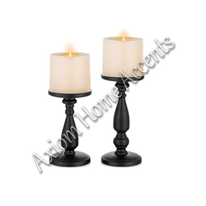 Bougeoir en aluminium fait à la main de Style bohème contemporain Noël à manger Axiom Accents de maison Cône décoratif fabriqué à la main - Product Image 5