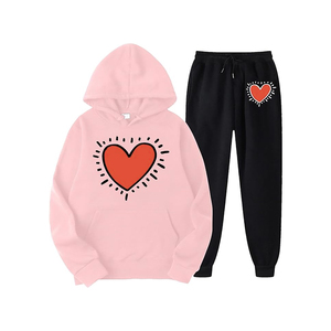 New Arrival Women's Screen Printing <b>Tracksuit</b> Comfortable and Breathable with Solid Pattern Design Newest Release - Product Image 6