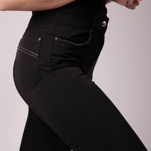 Collants de sport équestre de haute qualité sur tissu extensible dans les quatre sens culottes d'équitation en gros personnalisées - Product Image 5