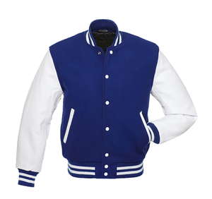 Collège Baseball Varsity Veste pour Unisexe pour Chicago pour 100% Coton Corps Faux Cuir Manches Brodé Avant Logo Formel - Product Image 1