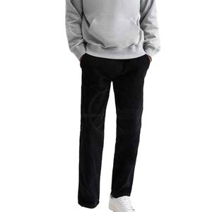 Pantalones de pana informales para hombre superventas, forro polar ligero cómodo con diseño Simple, patrón recto, estilo moderno - Product Image 1