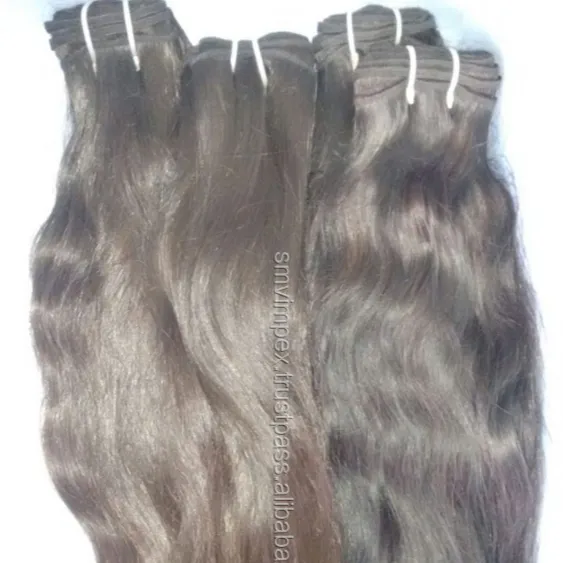 Grade 12a Virgin Silk Straight Hair Extensions 100% Human Hair Extensions