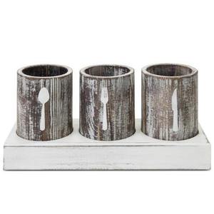 Top Quality Wooden Cutlery Holder With Best Finishing From India For Restaurant Hotel Home Kitchen Table Decor - Product Image 3