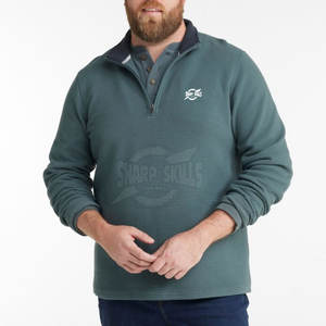 Sweatshirts quart de zip au design unique nouveauté hommes sweatshirts quart de zip meilleur prix hommes sweats quart de zip - Product Image 3