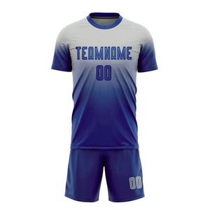 Último diseño, nuevo estilo, uniforme de fútbol, calidad Premium, Color sólido, 100% poliéster, antibacteriano para todas las estaciones a la venta - Product Image 3