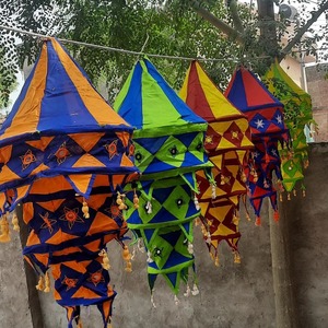 Mix Lot Decorative Cotton <b>Lampshades</b> - Perfect for Weddings Parties Christmas Decor Chandelier Lamps Ideal for Tent Decoration - Product Image 3