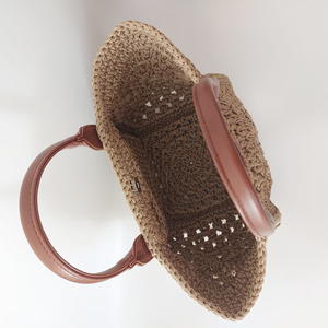 Bolso de ganchillo para mujer Bolso de hombro cruzado de punto Bolso de ganchillo lindo para niñas OEM Hecho en Vietnam - Product Image 6