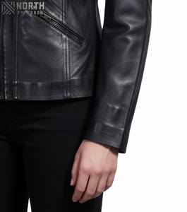 แจ็กเก็ตหนังแท้แจ็กเก็ตหนังแท้แฟชั่นดีไซน์ใหม่ - Product Image 5
