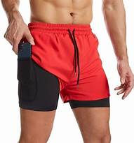 Pantalones Cortos Deportivos de Compresión para Hombre, de Poliéster y Elastano, Ajustados, Transpirables, para Gimnasio, Entrenamiento, Correr, Ropa Deportiva - Product Image 6