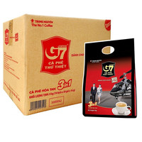 独特风味速溶白咖啡咖啡厅Trung Nguyenn G7 3in1速溶咖啡粉包装袋800克纯速溶咖啡