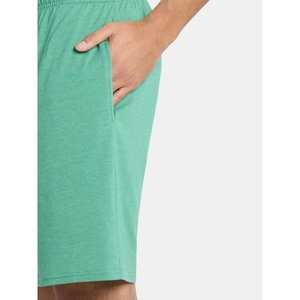 กางเกงขาสั้นเอวยางยืดสำหรับผู้ชายกางเกงขาสั้นทรงหลวมแบบเรียบง่ายมีกระเป๋า - Product Image 2