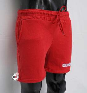 100% Cotton Fleece Men's <b>Shorts</b> High Quality Custom Embroidery Logo Casual Mid-Waist Quick Dry Breathable Anti-Wrinkle Feature - Product Image 4