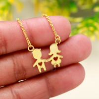 Prix de gros tendance : Pendentif en argent sterling 925 massif rhodié, chaîne, bijoux fantaisie naturels, cadeau pour couple, pour femmes et hommes