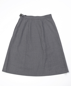 Excellent Quality Wonderful Prices C6-Gray Breathable Japan Style <b>Flared</b> <b>Skirt</b> Knee Length School Uniform Zipper Woven - Product Image 2